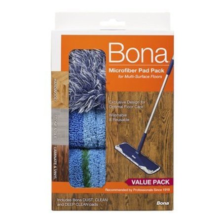 BONA 3PK Microfibe Clean Pad AX0003496